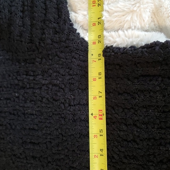 Bobeau Popcorn Knit Sweater Black S - Picture 3 of 8